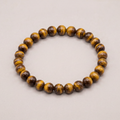 Tiger's Eye Natural Stone Stretch Bracelet